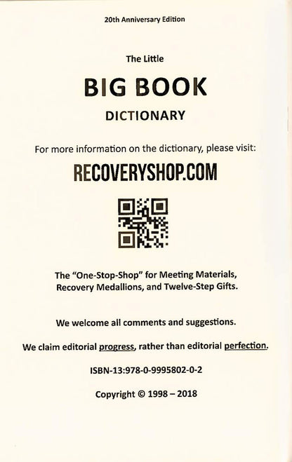 The Little Big Book Dictionary