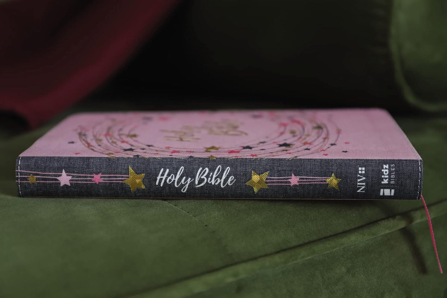 NIV, Bible for Kids, Flexcover, Pink/Gold, Red Letter, Comfort Print: Thinline E