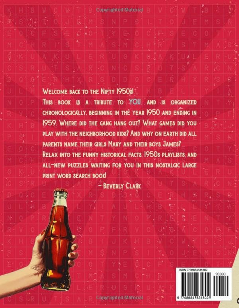 The Nifty 1950S Large Print Word Search for Adults: Deliciously Nostalgic Wordfi