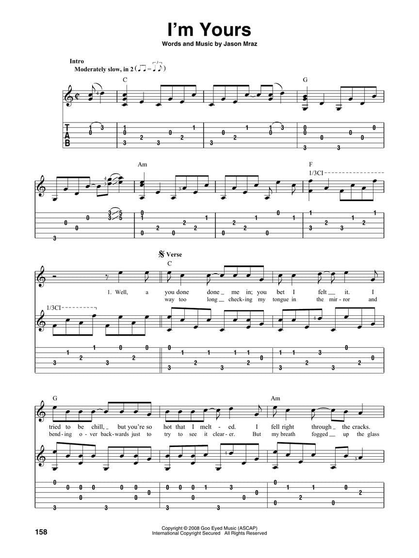 100 Most Popular Songs for Fingerpicking Guitar | Solo Guitar Songbook with Tabl