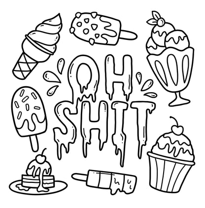 Swear Word: Bold and Easy Coloring Book for Adults Featuring Groovy & Funny Desi