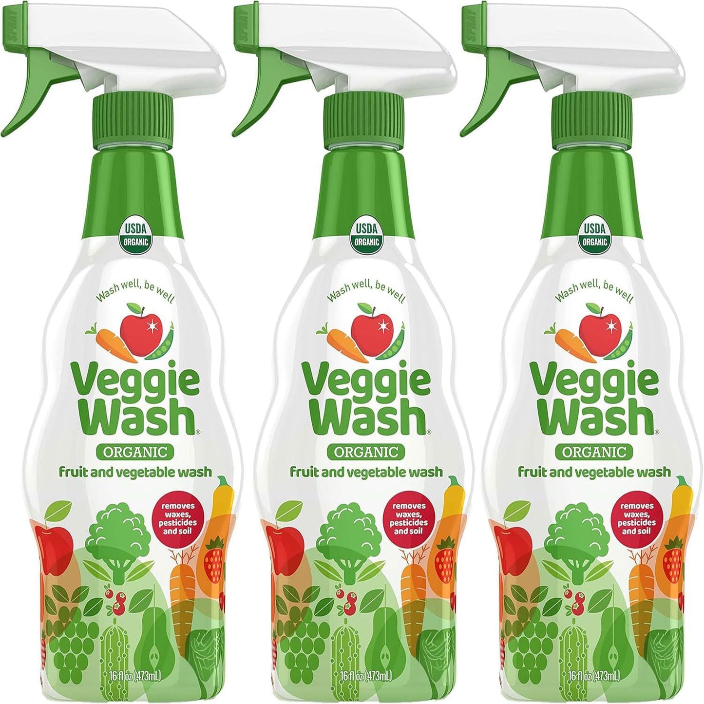 Organic Fruit and Vegetable Wash, Certified Organic, Ideal for Cleaning Produce,