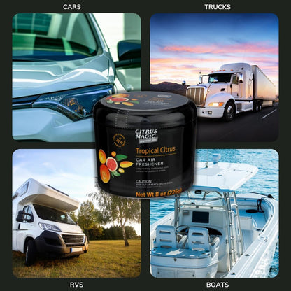 on the Go Odor Absorbing Solid Air Freshener, Tropical Citrus, 8-Ounce