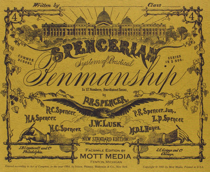 Spencerian Cursive Copybook Set plus Theory