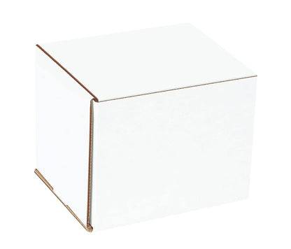 White Corrugated Cardboard Mailing Boxes, 7 X 5 X 5 Inches, Pack of 50, Crush-Pr