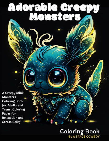 Adorable Creepy Monsters Coloring Book: a Creepy Mini-Monsters Coloring Book for