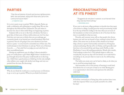 The College Survival Guide for Christian Men: 5-Minute Devotions for Strength, R