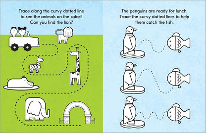 My First Alphabet Tracing Workbook: Practice Pen Control with Abcs and Animal Wo