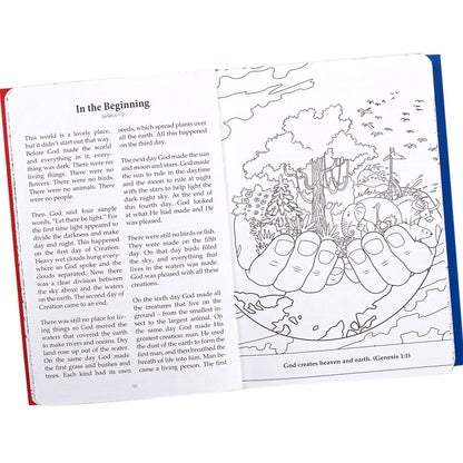 My Own Keepsake Bible: a Kids Bible Storybook to Color