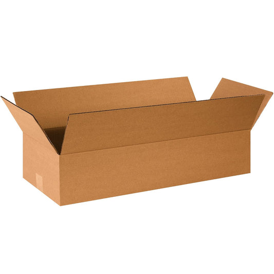 24X8X4 Long Corrugated Boxes, Long, 24L X 8W X 4H, Pack of 25 | Shipping, Packag