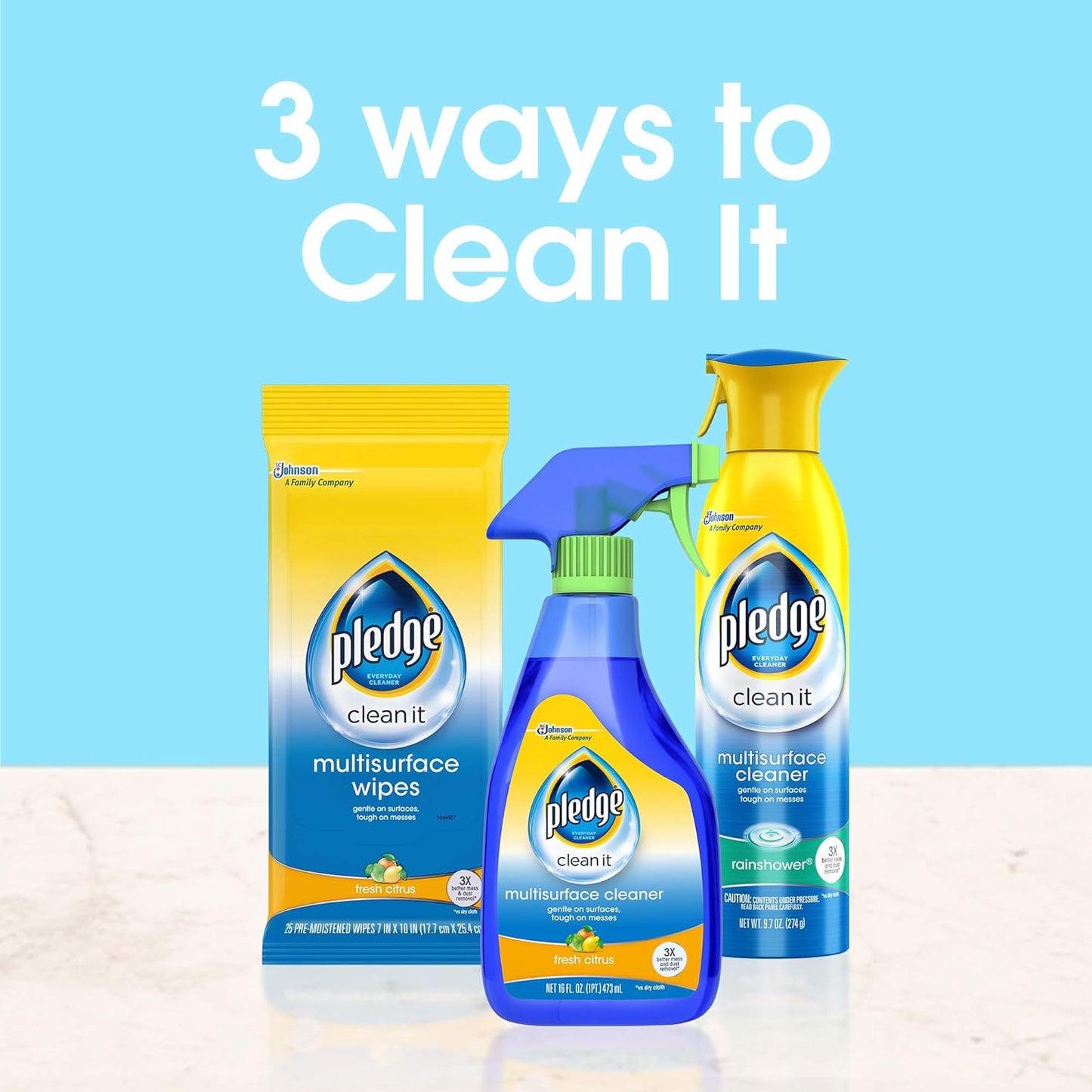 Multi-Surface Furniture Polish Wipes, Works on Wood, Granite, and Leather, Clean