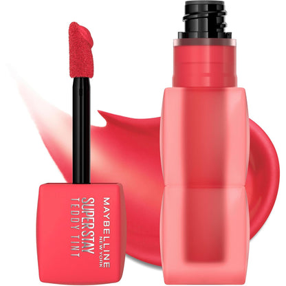 Super Stay Teddy Lip Tint, Long Lasting Matte Lipstick for up to 12HR Wear, July