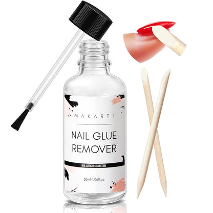 Nail Glue Remover for Press on Nails - 30ML Glueoff Easy Removal Versatile Debon