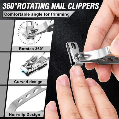 Toenail Clippers for Seniors Thick Toenails,  Heavy Duty Toe Nail Clippers Adult