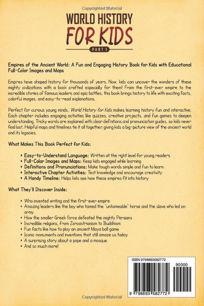 World History for Kids Part 1: a Captivating Guide to Ancient Empires around the