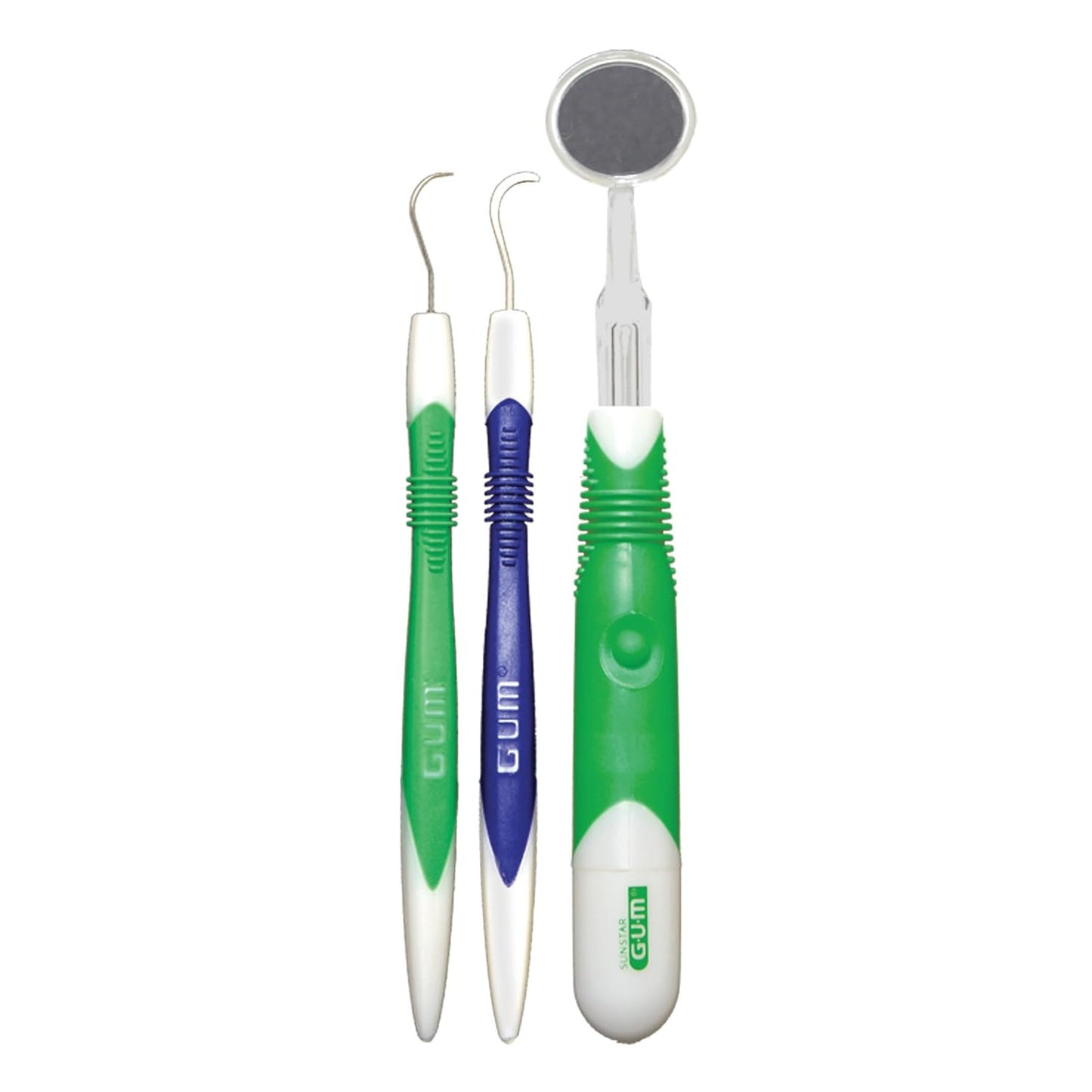 Oral Care Dental Cleaning Kit, Dental Mirror with Light, Explorer Pick, and Dent