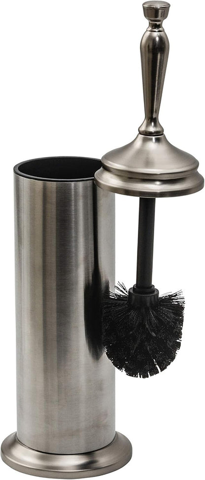 Adora Stainless Steel Toilet Brush with Holder, Bowl Scrubber with Durable Clean