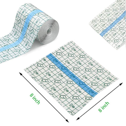 Tattoo Aftercare Bandage 5 Sheets 8 X 8 in - Waterproof Transparent Film for Tat