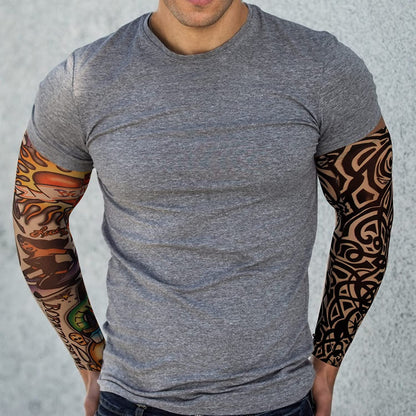 Tattoo Sleeves for Men, 6Pcs Arm Sleeves Fake Tattoos Sleeves to Cover Arms Sun