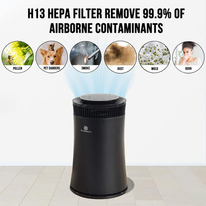 Air Purifier for Home Large Room – Covers up to 500 Sq Ft, 5-In-1 HEPA Filter Sy