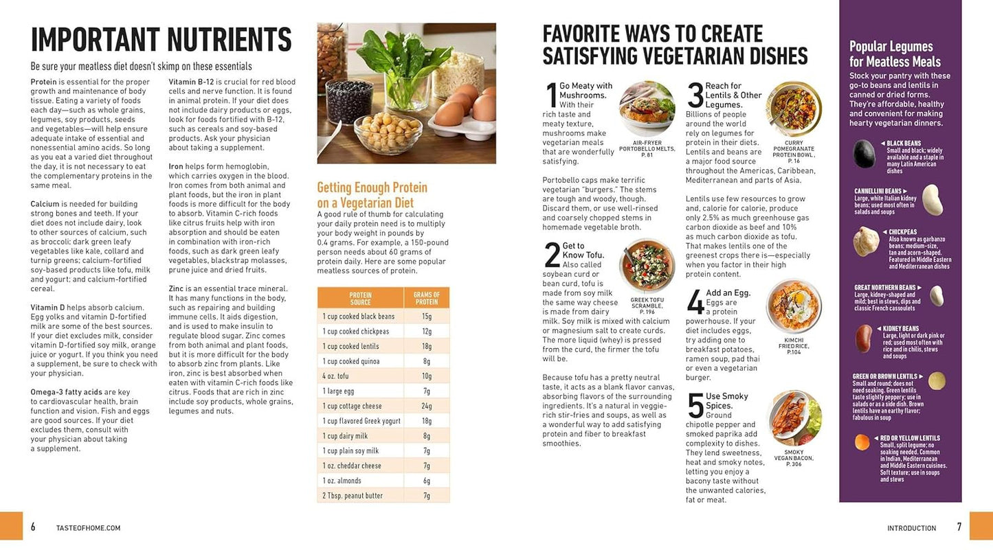 Taste of Home Easy Everyday Vegetarian Cookbook: 297 Meatless Recipes, Fresh and