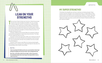 Worry Workbook for Kids: 50+ Fun Activities to Reduce Stress, Change Your Mindse