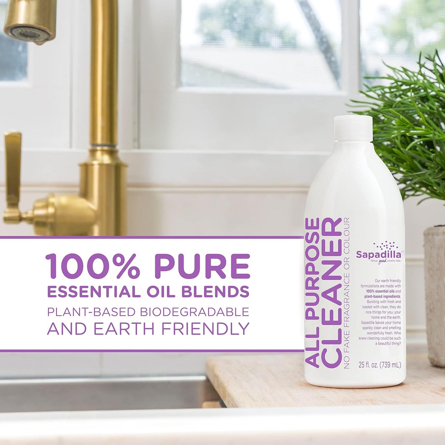 Sweet Lavender + Lime Biodegradable All-Purpose Cleaner Concentrate, 25 Ounce