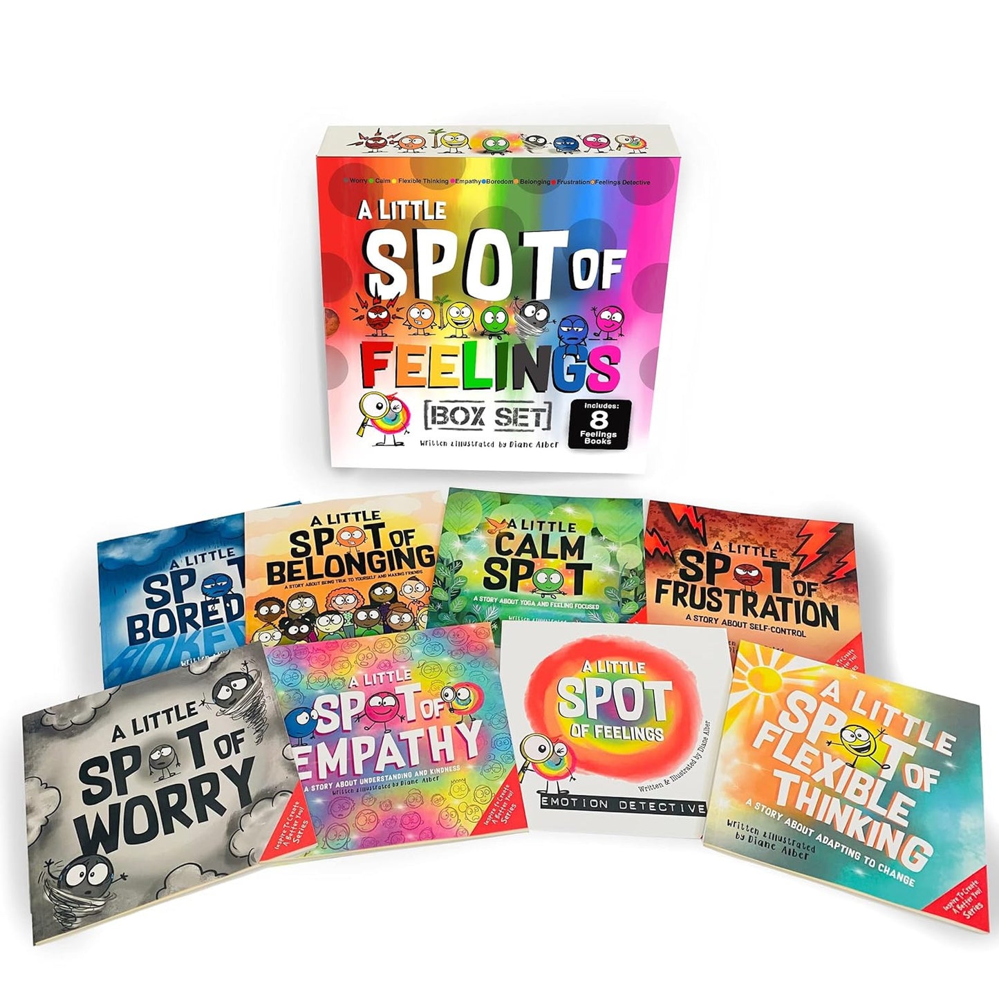 A Little SPOT of Feelings 8 Book Box Set (Book 25-32: Empathy, Frustration, Calm