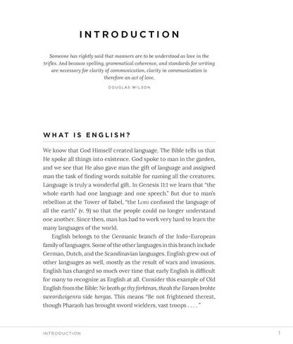 Our Mother Tongue: a Guide to English Grammar