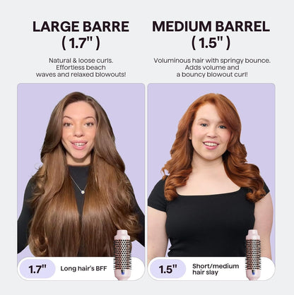 Thermal Brush, Blowout Express 1.7 Inch Blowout Brush, Negative Ion Technology f