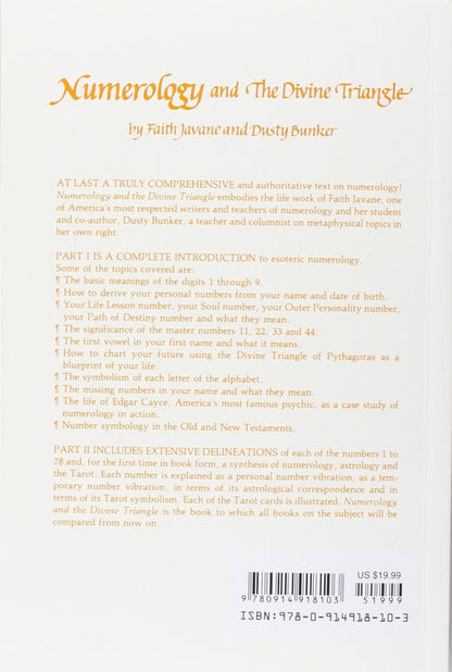 Numerology and the Divine Triangle