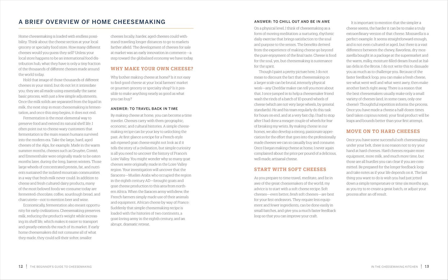 The Beginner'S Guide to Cheese Making: Easy Recipes and Lessons to Make Your Own