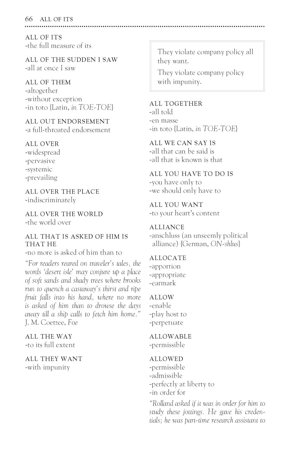 The Well-Spoken Thesaurus: the Most Powerful Ways to Say Everyday Words and Phra