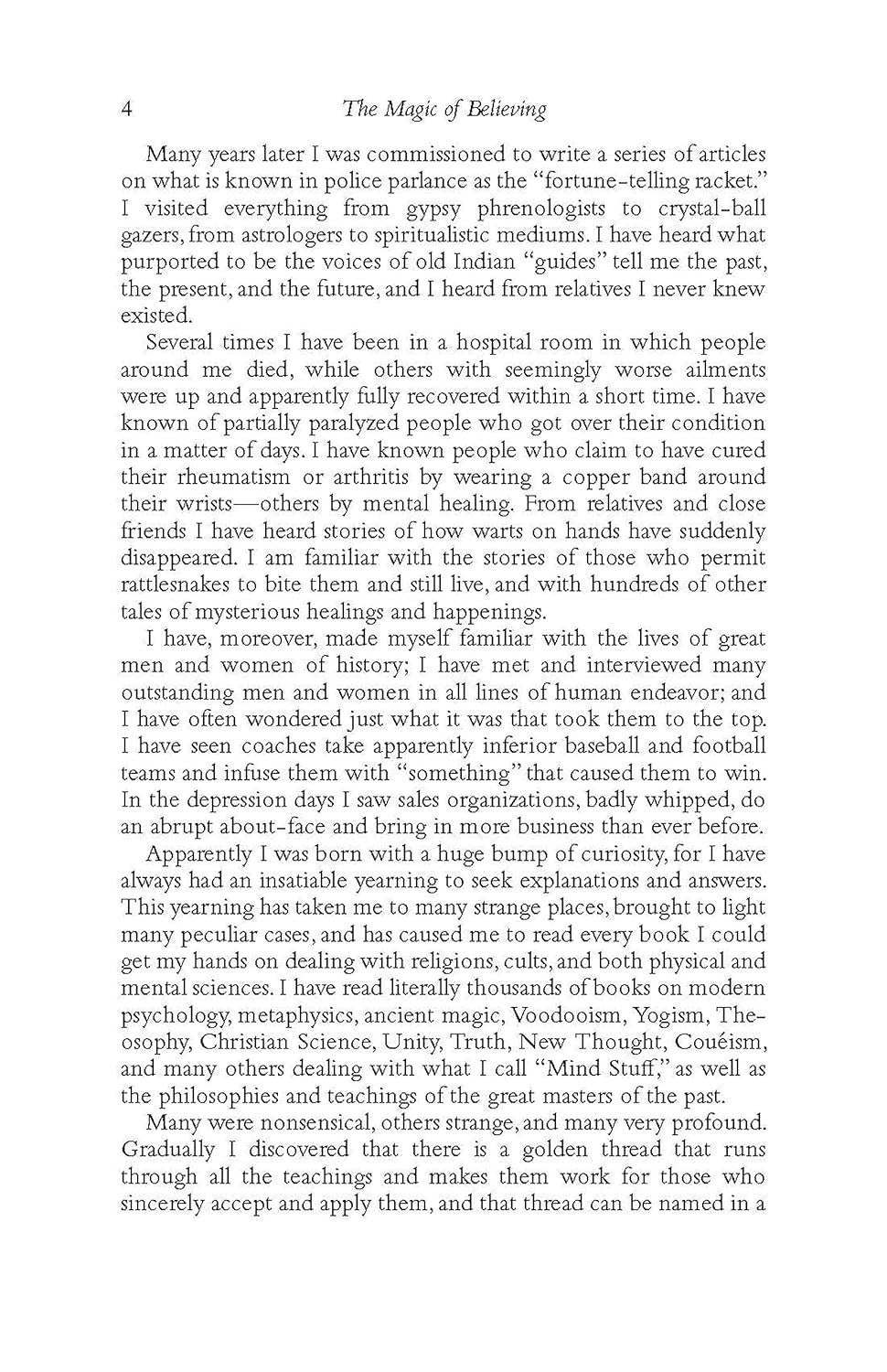 The Magic of Believing: the Classic Guide to Unlocking the Power of Your Mind