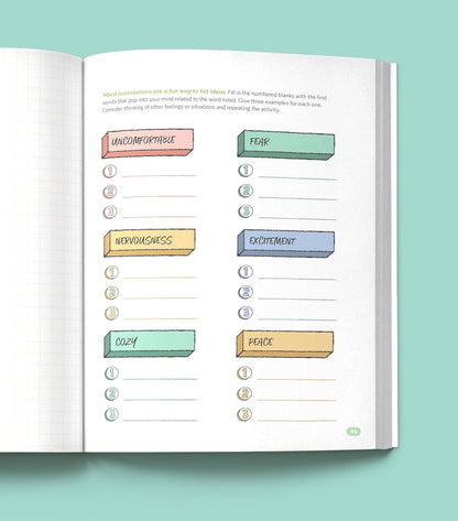 Anxiety Relief Activity Book: 50 Therapist-Designed Art Prompts for Anxiety