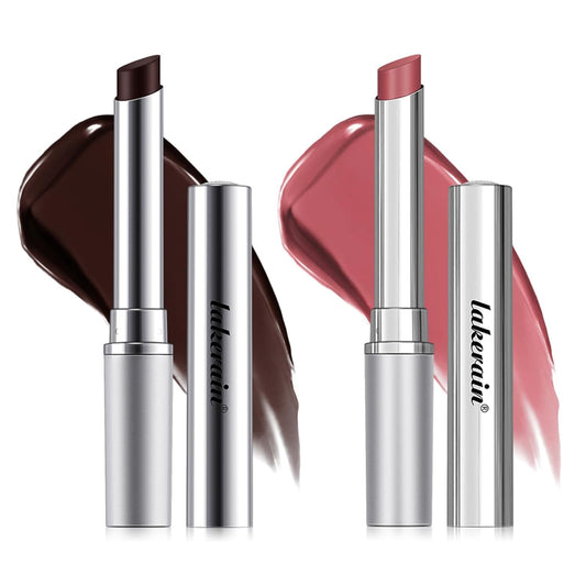 2PCS Honey Lipstick Tinted Lip Balm - Sheer Hydrating Lipstick for All Skin Tone