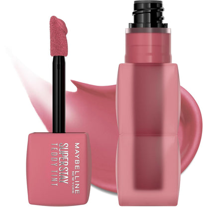 Super Stay Teddy Lip Tint, Long Lasting Matte Lipstick for up to 12HR Wear, Knee