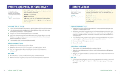 Therapy Games for Teens: 150 Activities to Improve Self-Esteem, Communication, a