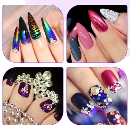 Nail Lamp LED Nail Manicure Dryer Curing Light with Black Gooseneck and Clamp fo