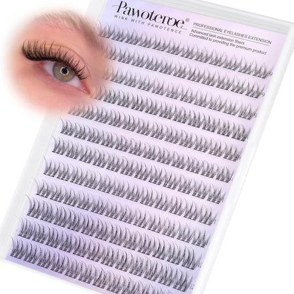 Natural Lash Clusters Wispy Cluster Eyelash Extensions 144Pcs Eyelash Clusters 9