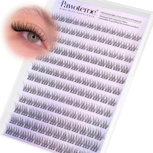 Natural Lash Clusters Wispy Cluster Eyelash Extensions 144Pcs Eyelash Clusters 9