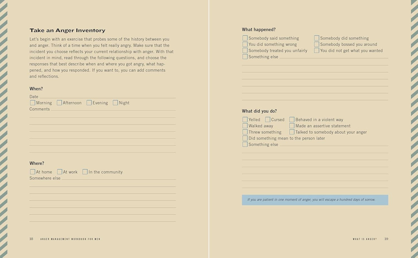 Anger Management Workbook for Men: Take Control of Your Anger and Master Your Em