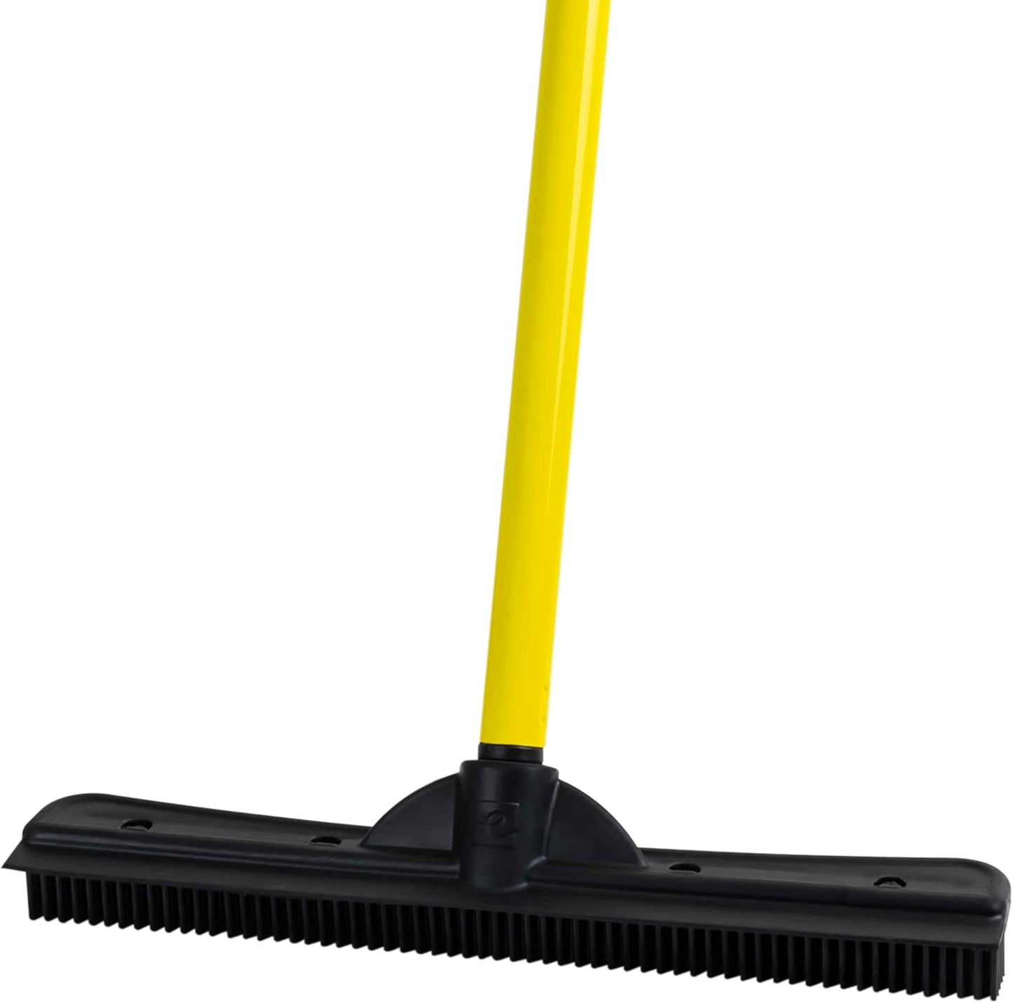 Original Pet Hair Rubber Broom with Squeegee, with 58" Telescopic Handle for Car