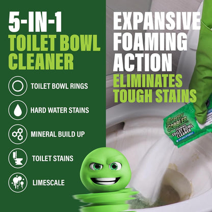 5-In-1 Foaming Toilet Bowl Cleaner + Pipe Build-Up Remover, Enhanced Enzyme Form