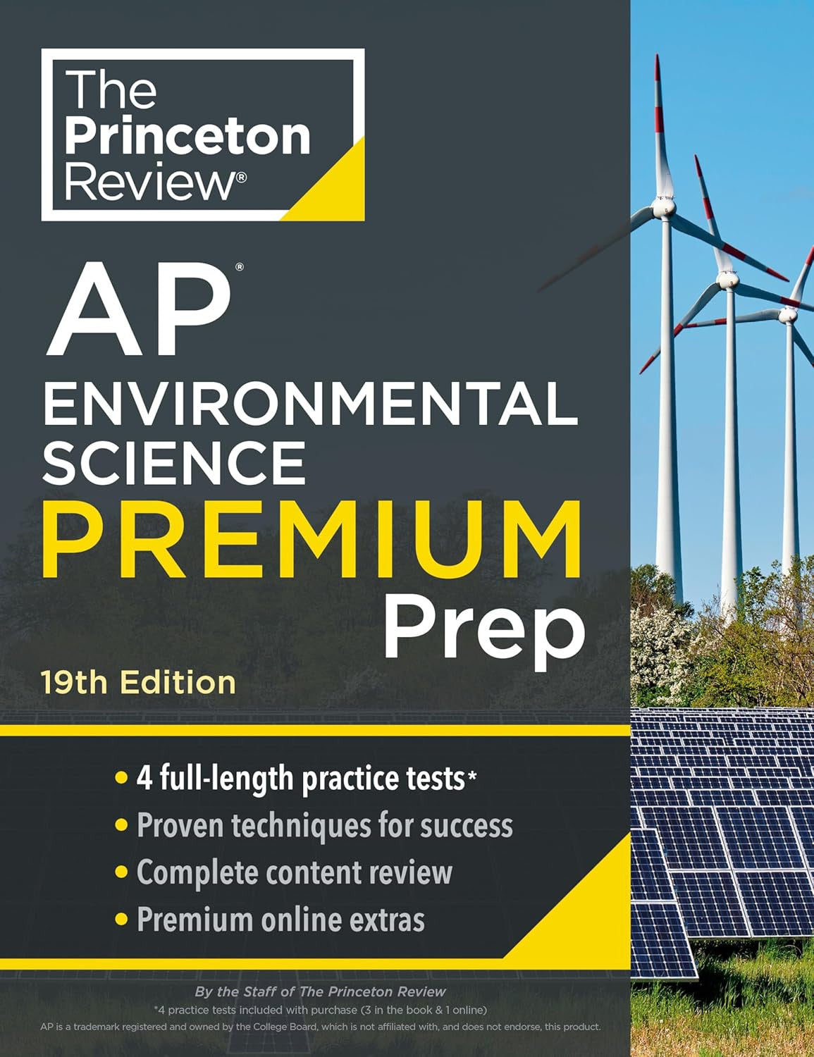 Princeton Review AP Environmental Science Premium Prep, 19Th Edition: 4 Practice