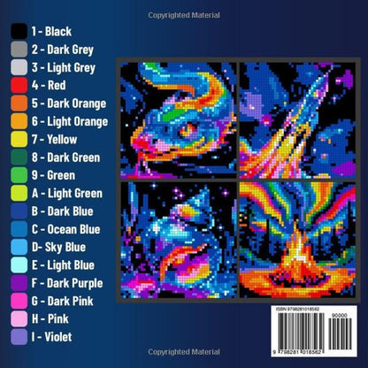 Mystery Mosaic Color by Number for Adults Colorful Quest: a Fun and Creative Col