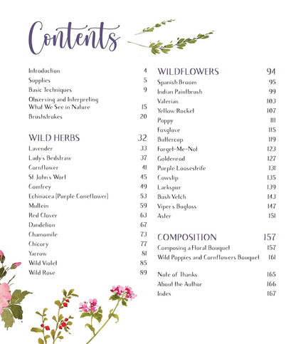 Wildflower Watercolor: the Beginner’S Guide to Painting Beautiful Florals