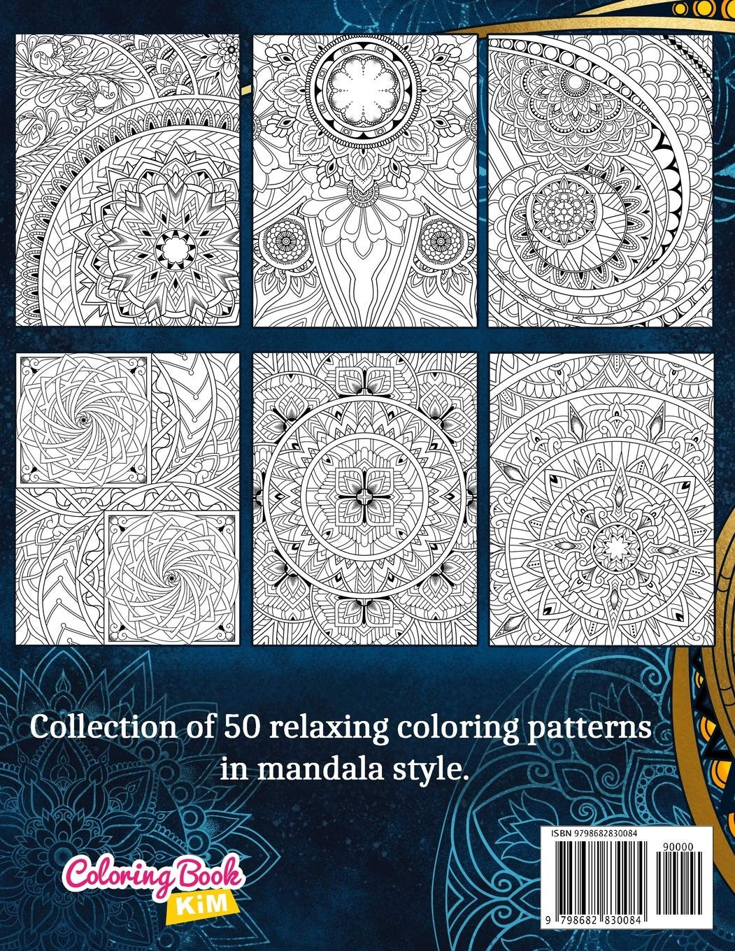 Amazing Patterns: Adult Coloring Book, Stress Relieving Mandala Style Patterns