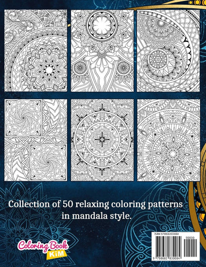 Amazing Patterns: Adult Coloring Book, Stress Relieving Mandala Style Patterns