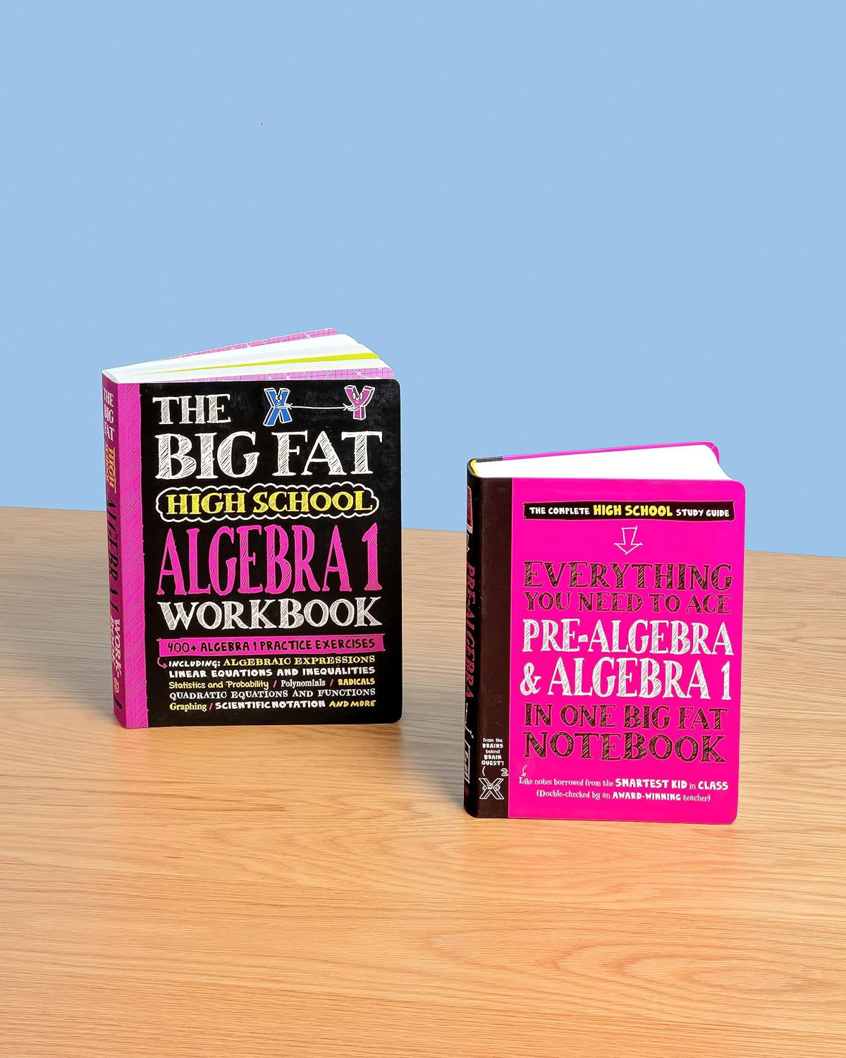 The Big Fat High School Algebra 1 Workbook: 400+ Algebra 1 Practice Exercises (B